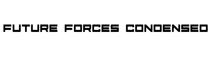 Future Forces Condensed  font caratteri gratis