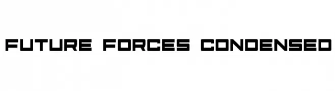 Future Forces Condensed  baixar fontes gratis