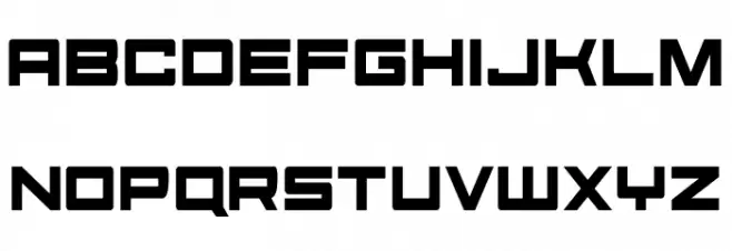 Future Forces Condensed Шрифта строчной
