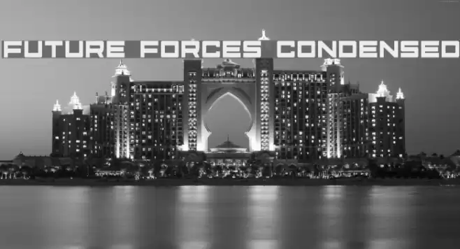 Future Forces Condensed Font examples