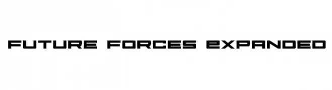 Future Forces Expanded  Free Fonts Download