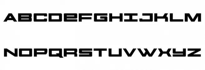 Future Forces Expanded Шрифта ВЕРХНИЙ