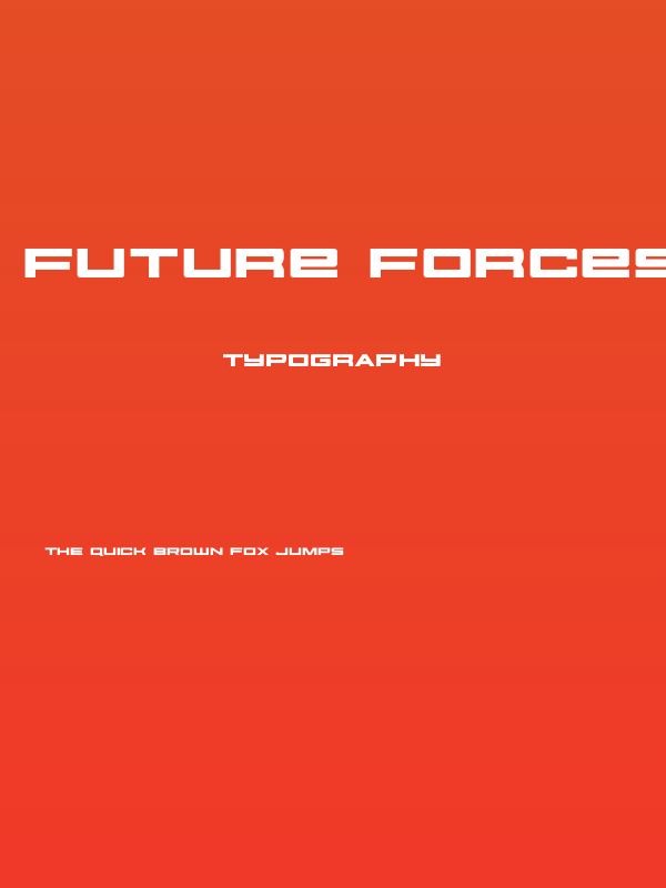Future Forces Expanded Poster