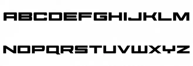 Future Forces Expanded Font LOWERCASE
