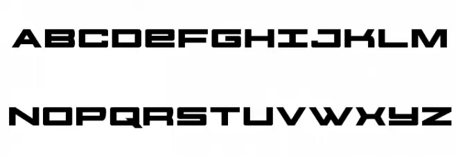 Future Forces Expanded Font Litere mari