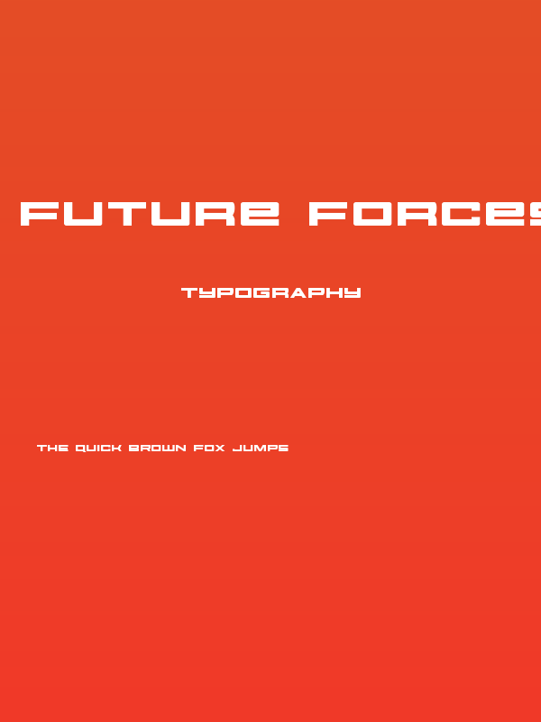 Future Forces Expanded Poster