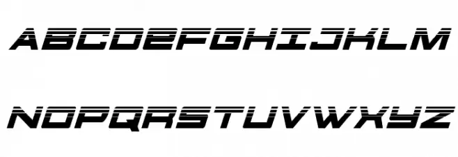 Future Forces Halftone Italic Caratteri MAIUSCOLE