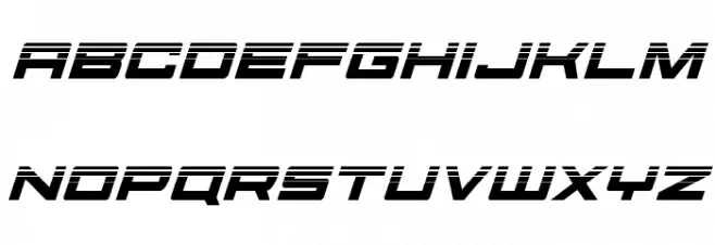 Future Forces Halftone Italic फ़ॉन्ट लोअरकेस