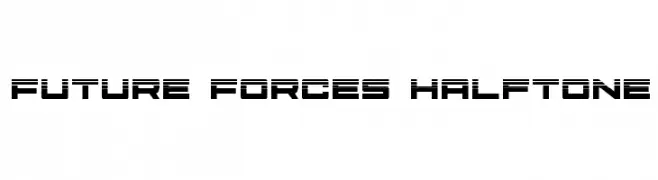 Future Forces Halftone  Free Fonts Download