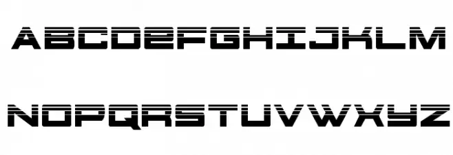 Future Forces Halftone 字体 大写
