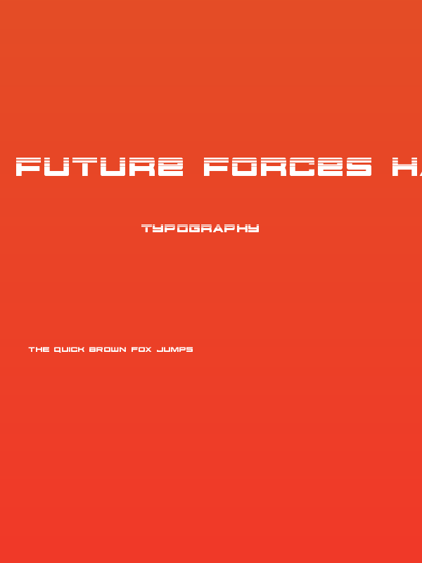 Future Forces Halftone Poster