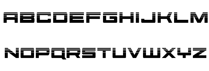 Future Forces Halftone Font LOWERCASE