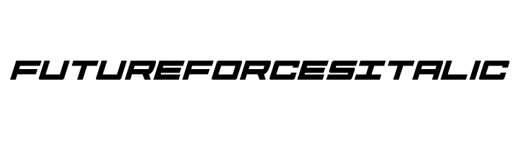 Future Forces Italic  免费字体下载