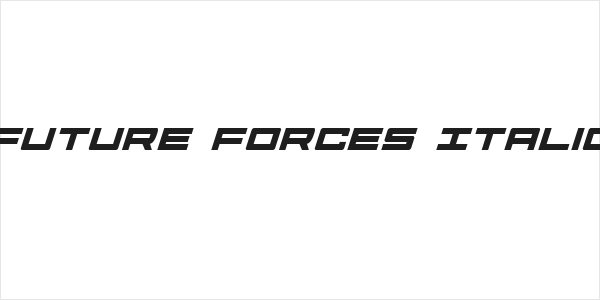 Future Forces Italic Logo