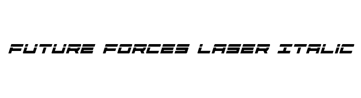Future Forces Laser Italic  免费字体下载