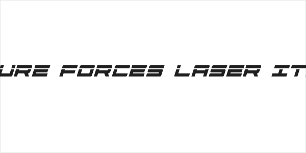 Future Forces Laser Italic Logo
