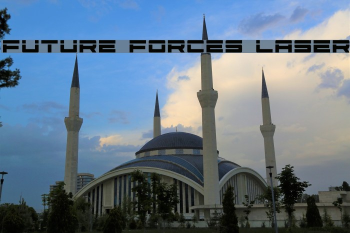 Future Forces Laser Font examples