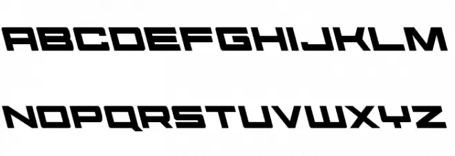 Future Forces Leftalic Font Litere mici