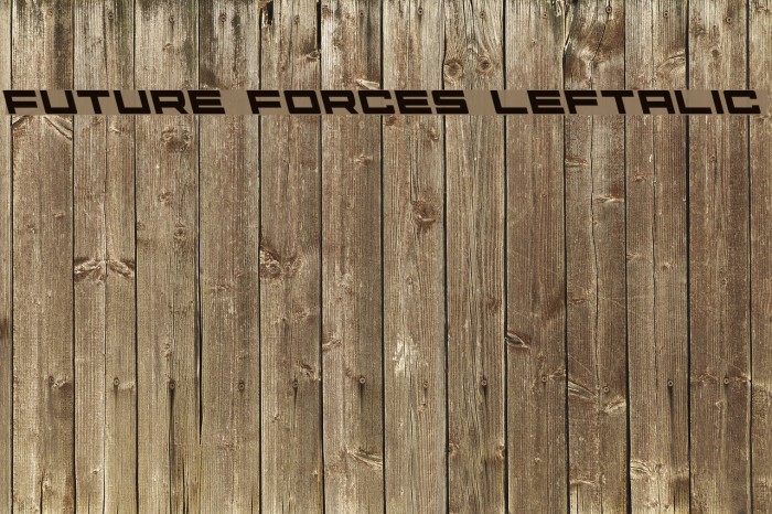 Future Forces Leftalic examples