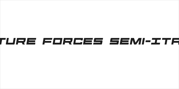 Future Forces Semi-Italic Logo