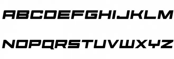Future Forces Semi-Italic  