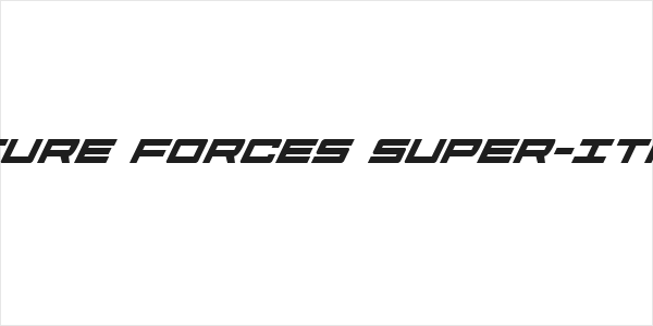 Future Forces Super-Italic Logo
