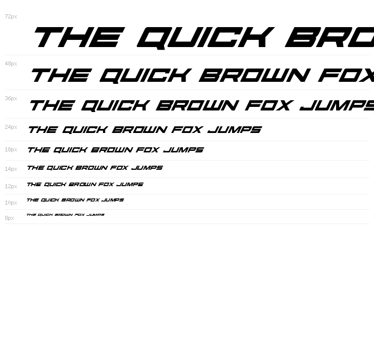 Future Forces Super-Italic Waterfall