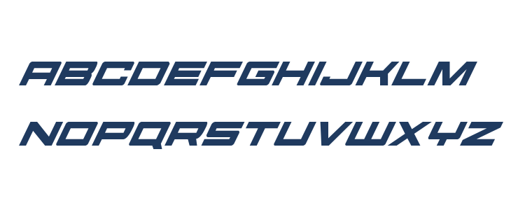 Future Forces Super-Italic Lowercase