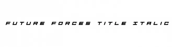 Future Forces Title Italic 