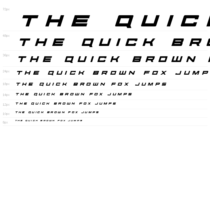 Future Forces Title Italic Waterfall