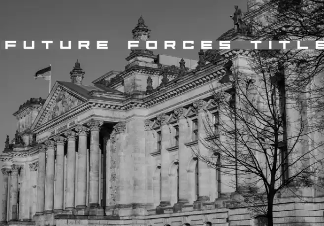 Future Forces Title Font examples