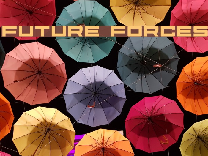 Future Forces Font examples