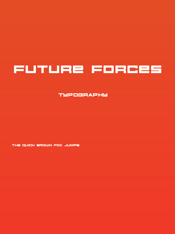 Future Forces Poster