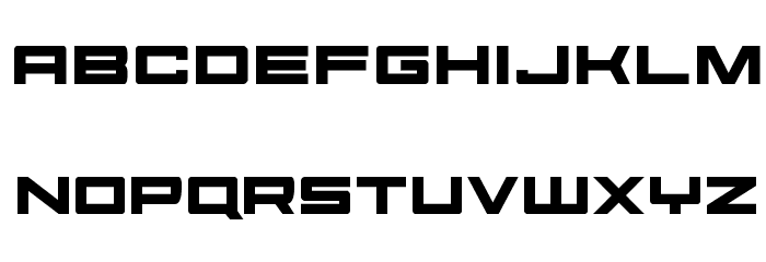 Future Forces Font LOWERCASE
