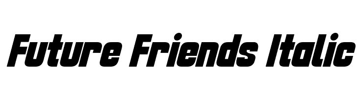 Future Friends Italic  baixar fontes gratis