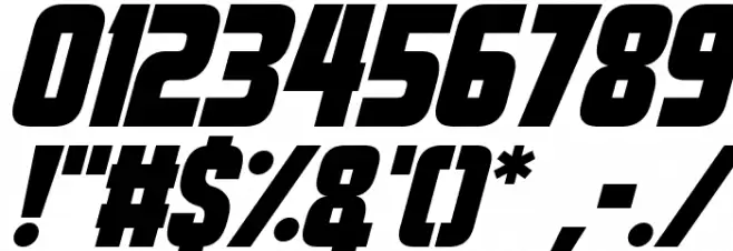 Future Friends Italic Font OTHER CHARS