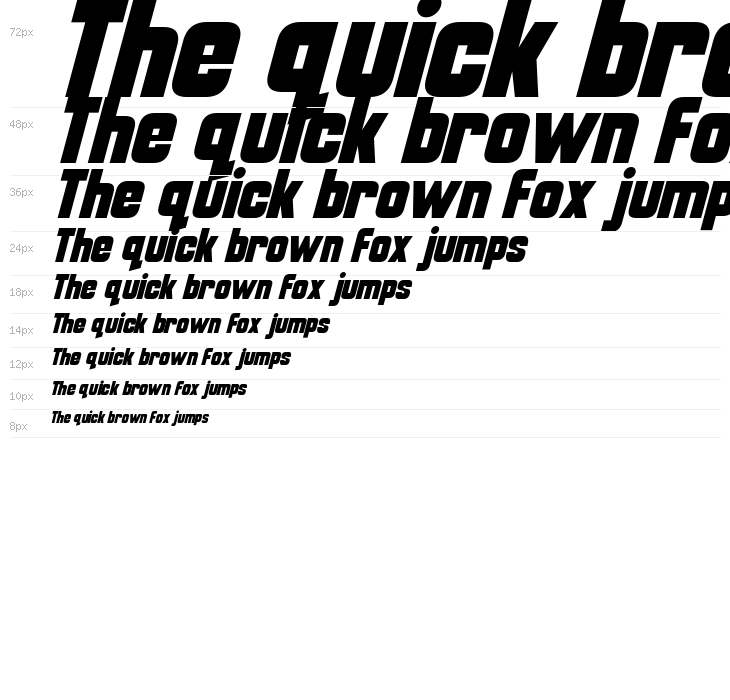 Future Friends Italic Waterfall