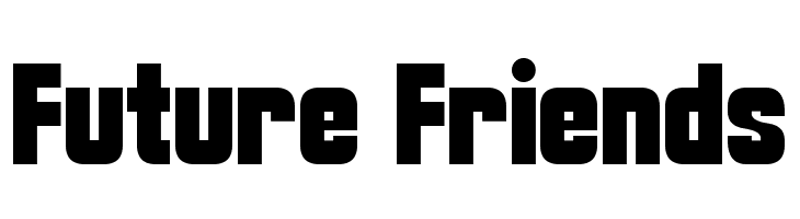 Future Friends  Frei Schriftart Herunterladen