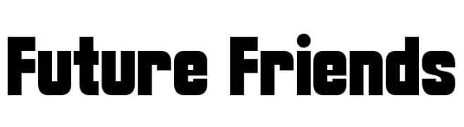 Future Friends  フリーフォントのダウンロード