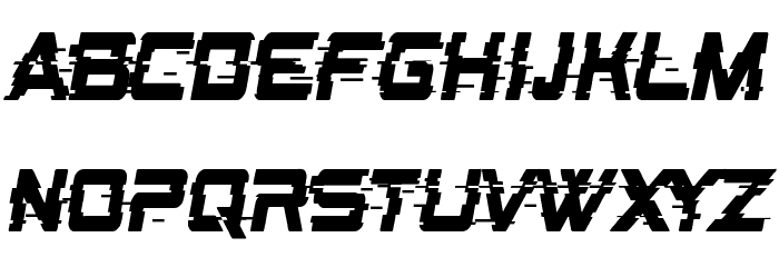 Future Glitch Шрифта ВЕРХНИЙ