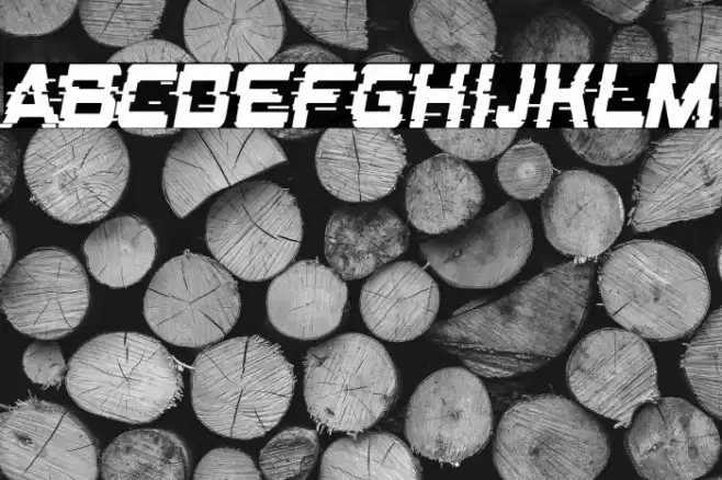 Future Glitch Шрифта examples