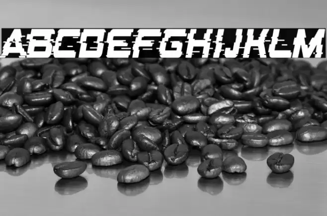 Future Glitch Шрифта examples