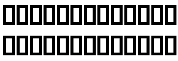 Future II Font LOWERCASE