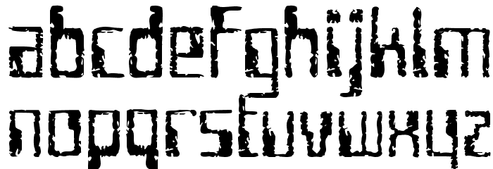 Future Imperfect Font LOWERCASE