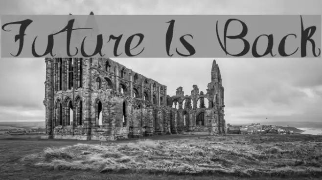 Future Is Back Font examples