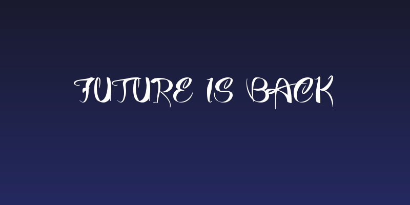 Future Is Back Social Header