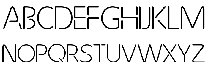 Future Light Font LOWERCASE