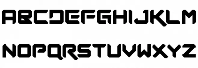 Future Now Regular Шрифта ВЕРХНИЙ