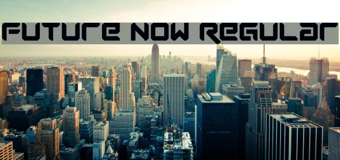Future Now Regular Font examples