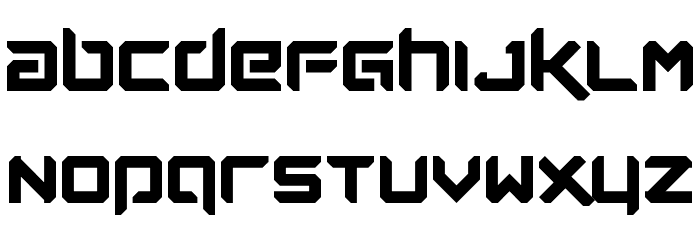 Future Now Regular Font LOWERCASE